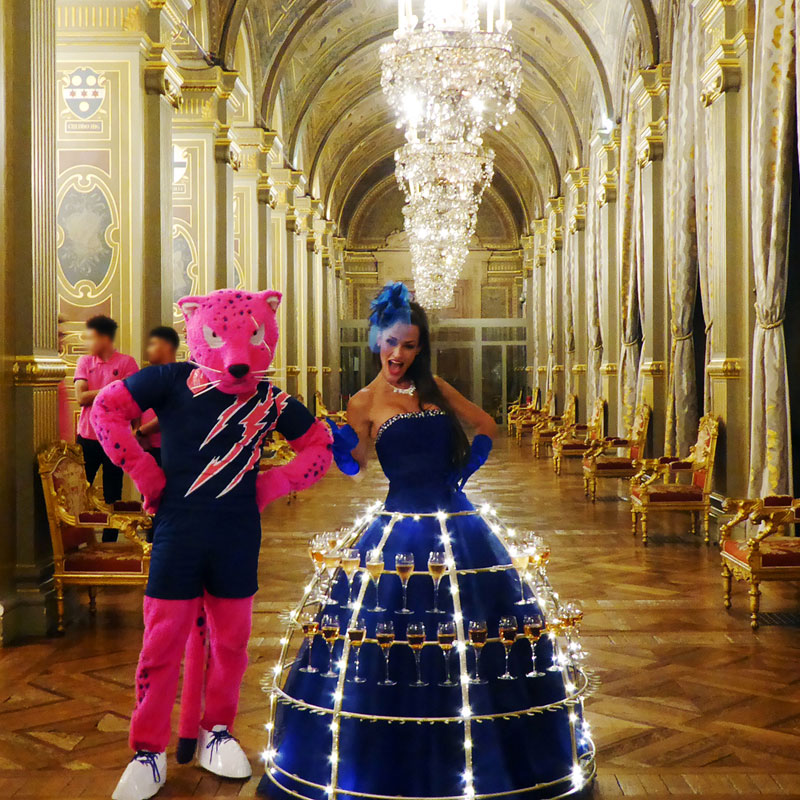 Robe champagne pour le Stade Français Paris